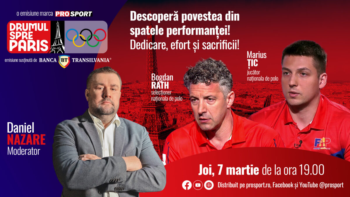 Bogdan Rath și Marius Țic, invitații emisiunii ,,Drumul spre Paris’’ de joi, 7 martie, de la ora 19:00