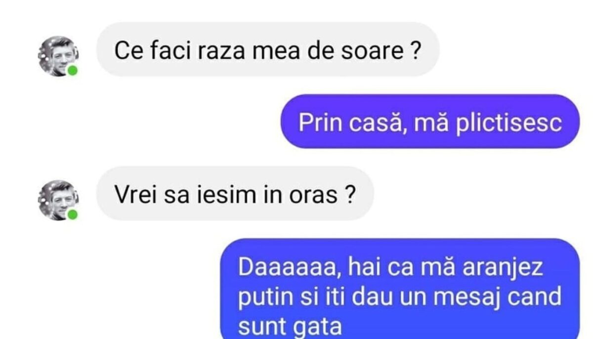 Bancul de weekend | „Vrei să ieșim în oraș?”