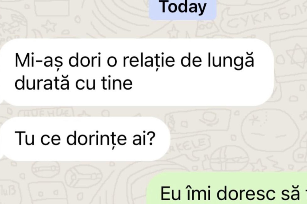 BANC | „Mi-aș dori o relație de lungă durată cu tine”