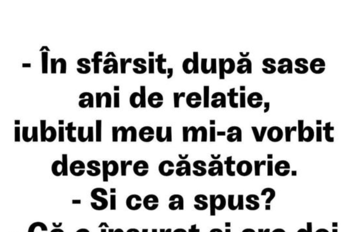 BANCUL ZILEI | ”După 6 ani de relație, iubitul meu mi-a vorbit despre căsătorie”