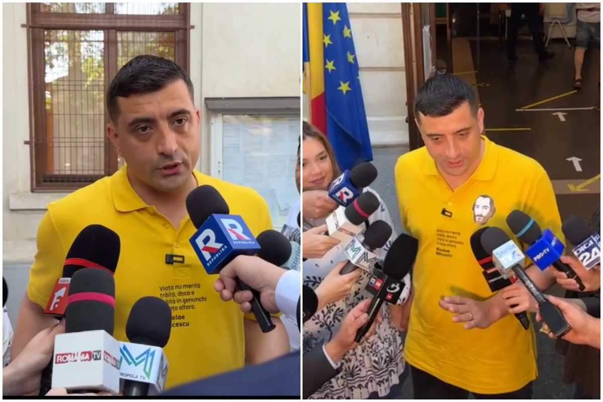 Ce și-a scris pe tricou George Simion în ziua alegerilor: “Viața nu merită trăită…”