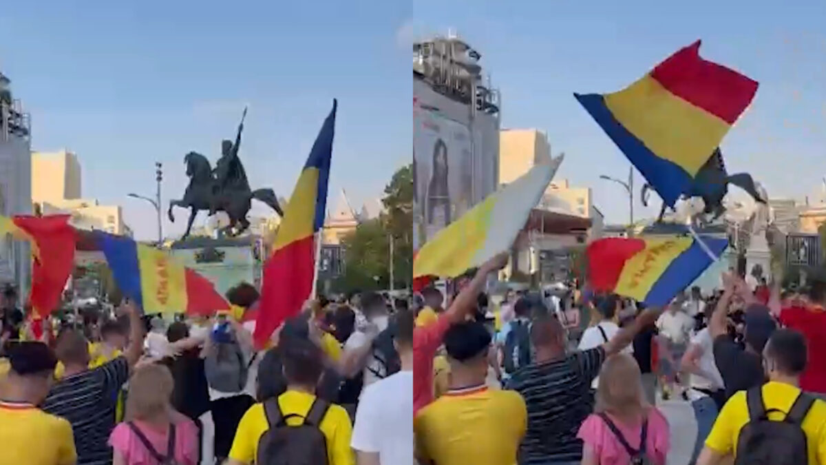 Ce se întâmplă acum în Piața Universității, după victoria României cu Ucraina de la EURO 2024. VIDEO