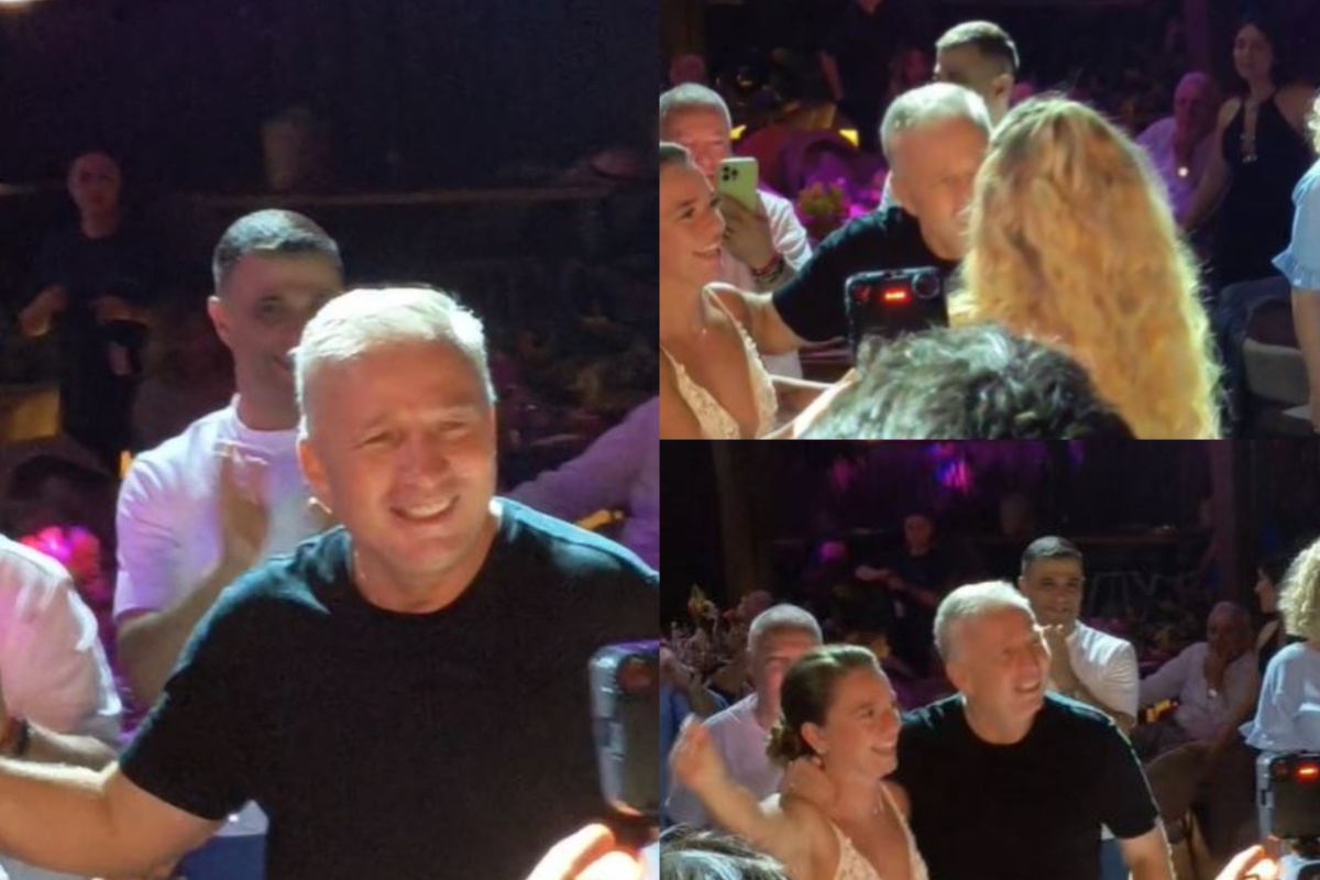 Dan Petrescu, imagini de senzație în ipostaza de socru mic! Antrenorl de la CFR Cluj a dansat până în zori la nunta Rebeccăi. VIDEO