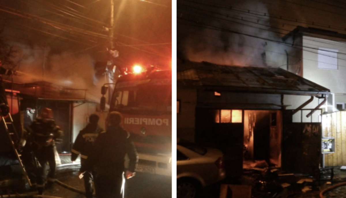Incendiu puternic în sectorul 3 al Capitalei! 26 de persoane au fost evacuate de urgență