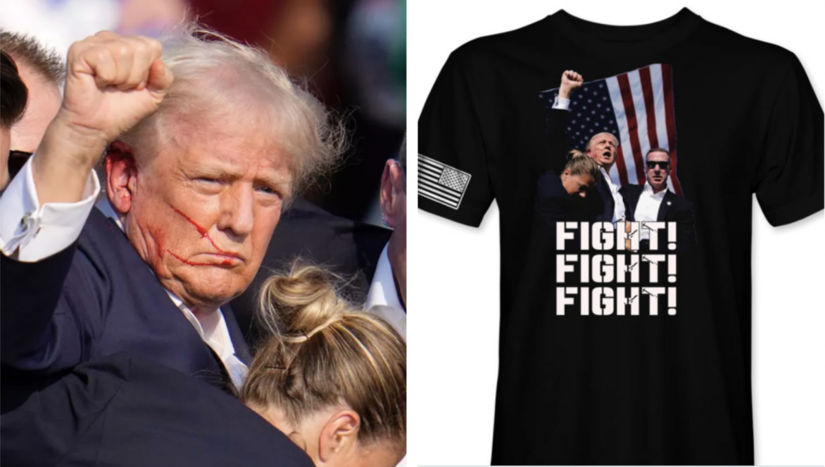 Cât costă un tricou cu supraviețuitorul Donald Trump. Împușcarea lui i-a îmbogățit pe speculanți