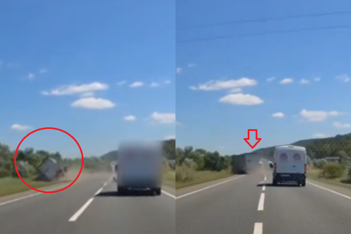 Pericol pe șoselele din România! Ce a putut să pățească un șofer pe DN1, între Cluj și Oradea