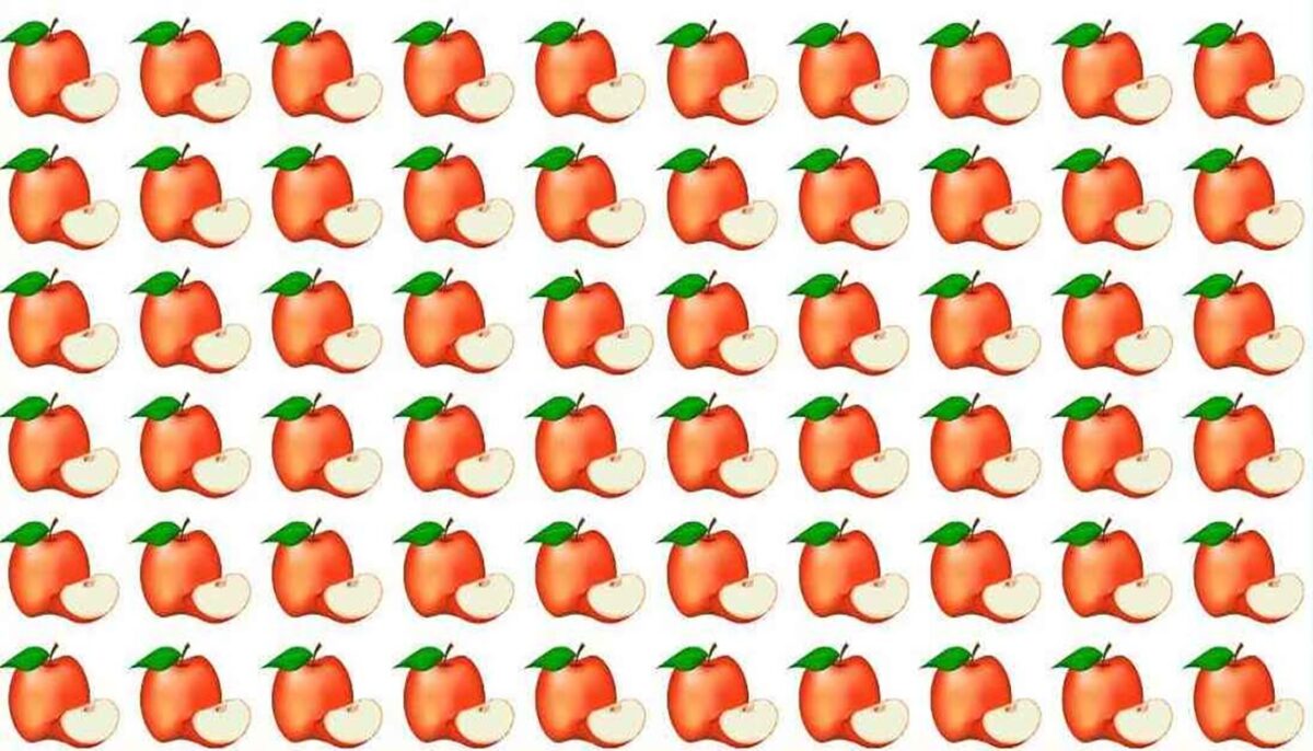 Test de perspicacitate | Care măr este diferit de toate celelalte?