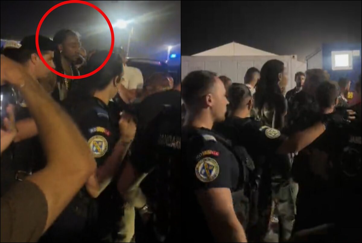 Wiz Khalifa, arestat la Beach, Please!? Imagini halucinante cu rapperul american escortat de poliţişti