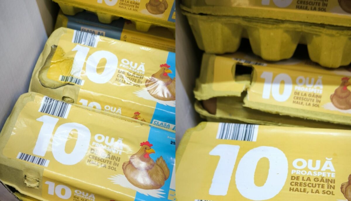 Ce a descoperit un tânăr din Iaşi, după ce a vrut să cumpere un carton cu 10 ouă din Lidl: „A cui este vina?”