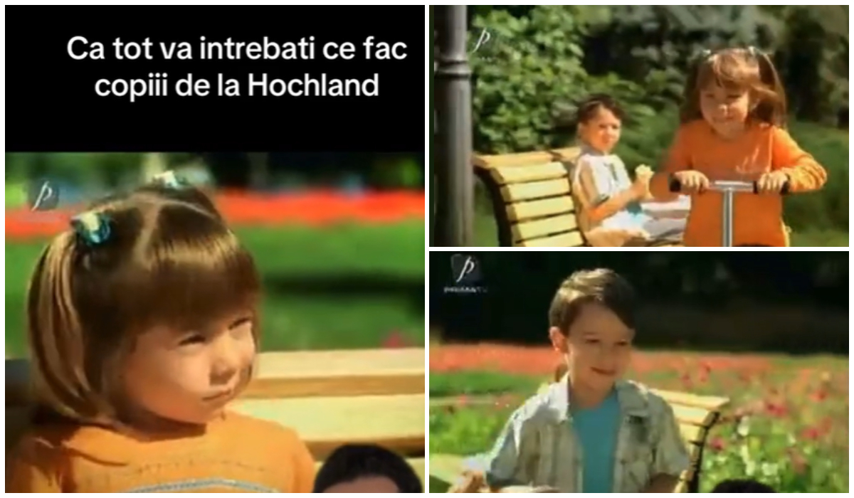 Îți mai aduci aminte de băiețelul și fetița din celebra reclamă la brânza topită Hochland?! Cum arată acum, după 20 de ani