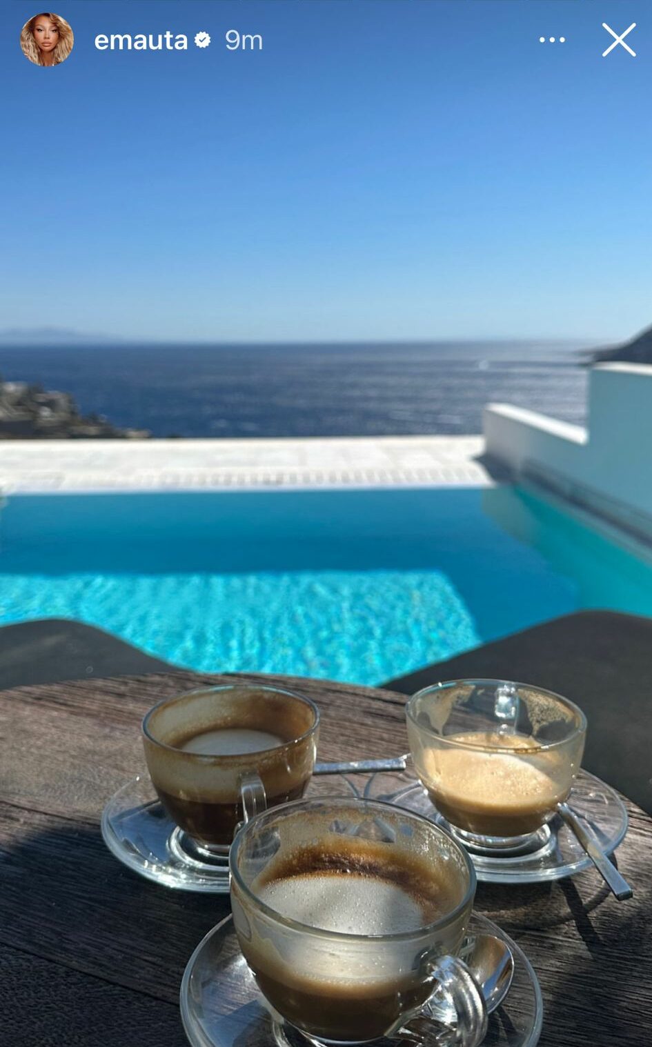 Ema Una în Mykonos/foto: Instagram