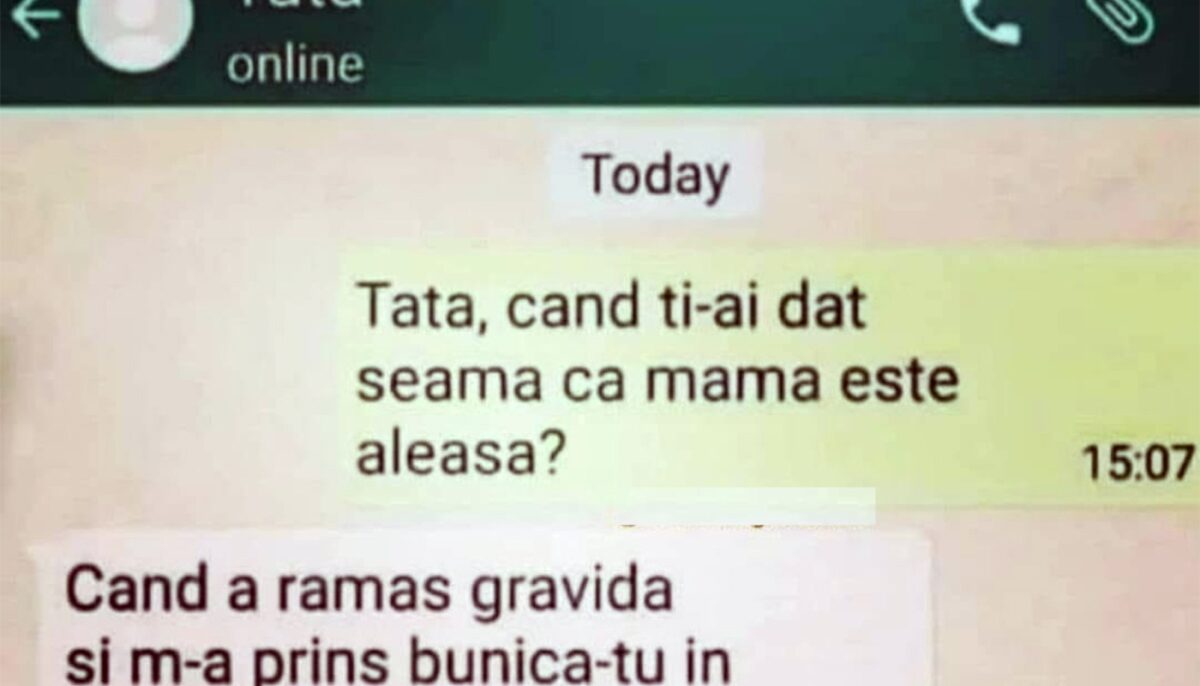 BANC | „Tată, când ți-ai dat seama că mama e aleasa?”