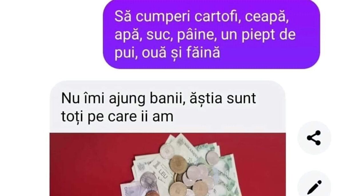 BANC | „Ăștia sunt toți banii pe care îi am”