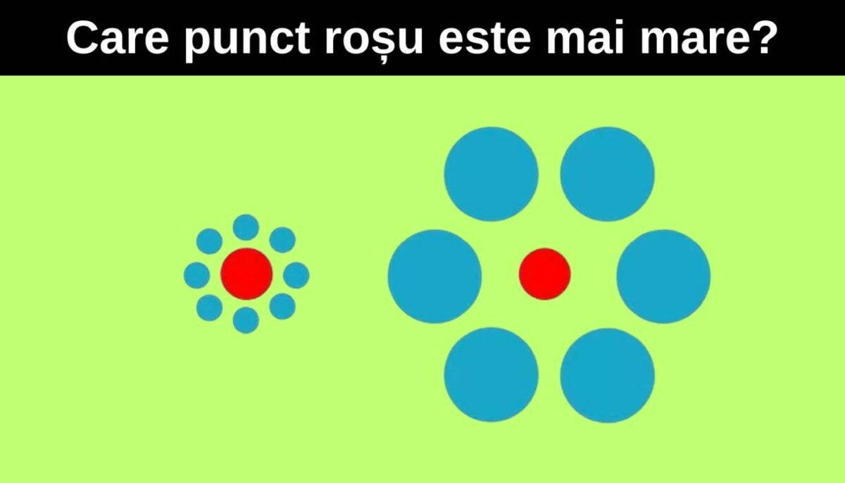 Test IQ | Care punct roșu este mai mare? Cei mai inteligenți răspund în doar 5 secunde