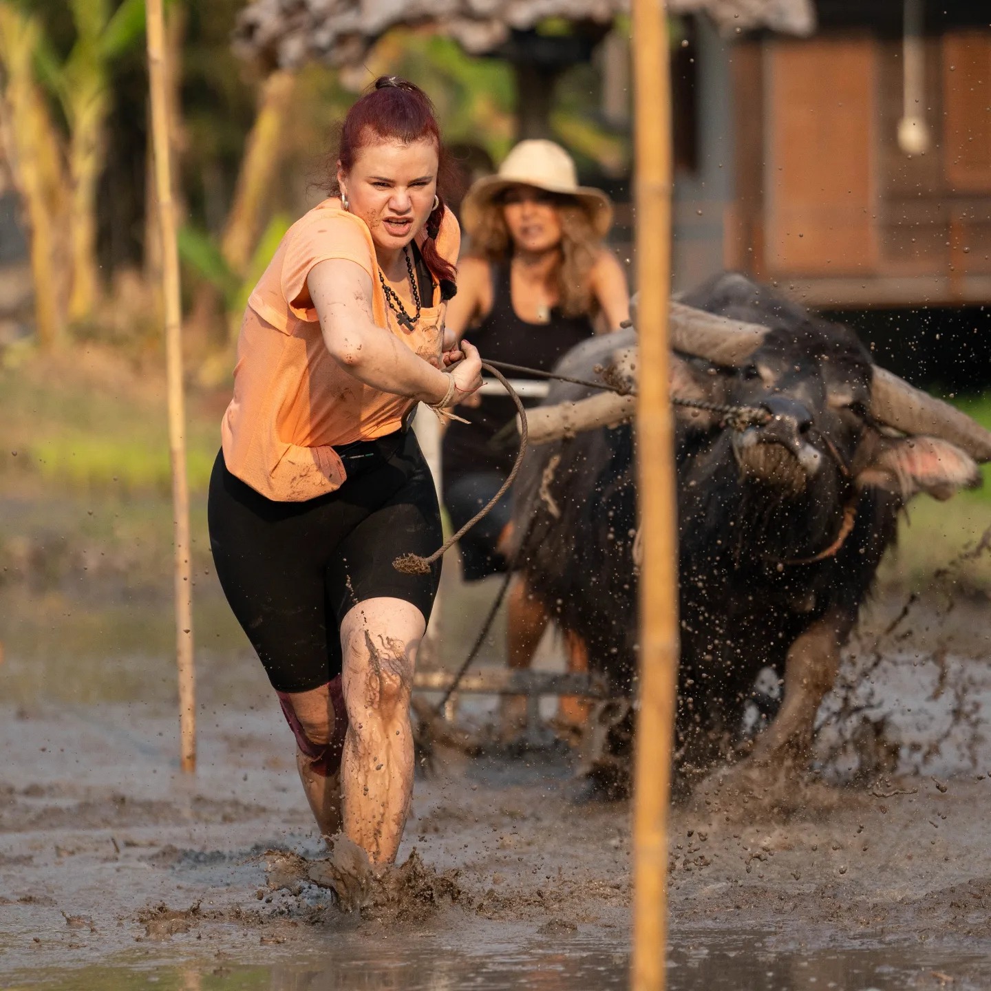 Anca Țurcașiu și Andreea Samson, la Asia Express. Foto: Antena 1