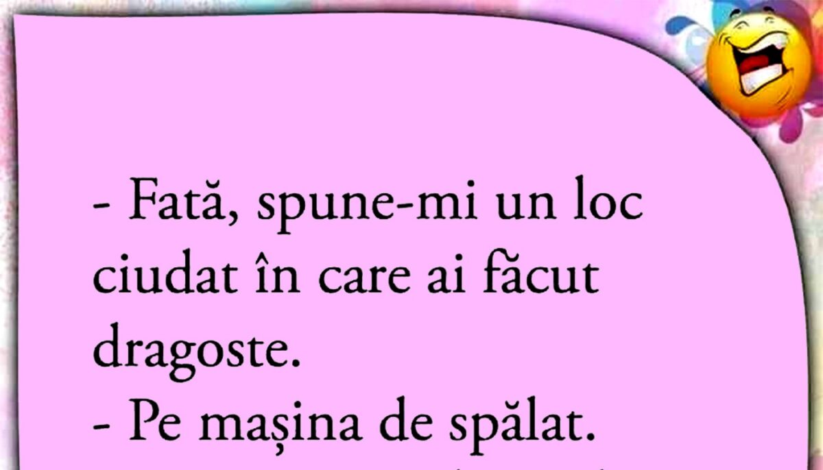 BANC | „Fată, spune-mi un loc ciudat în care ai făcut dragoste!”