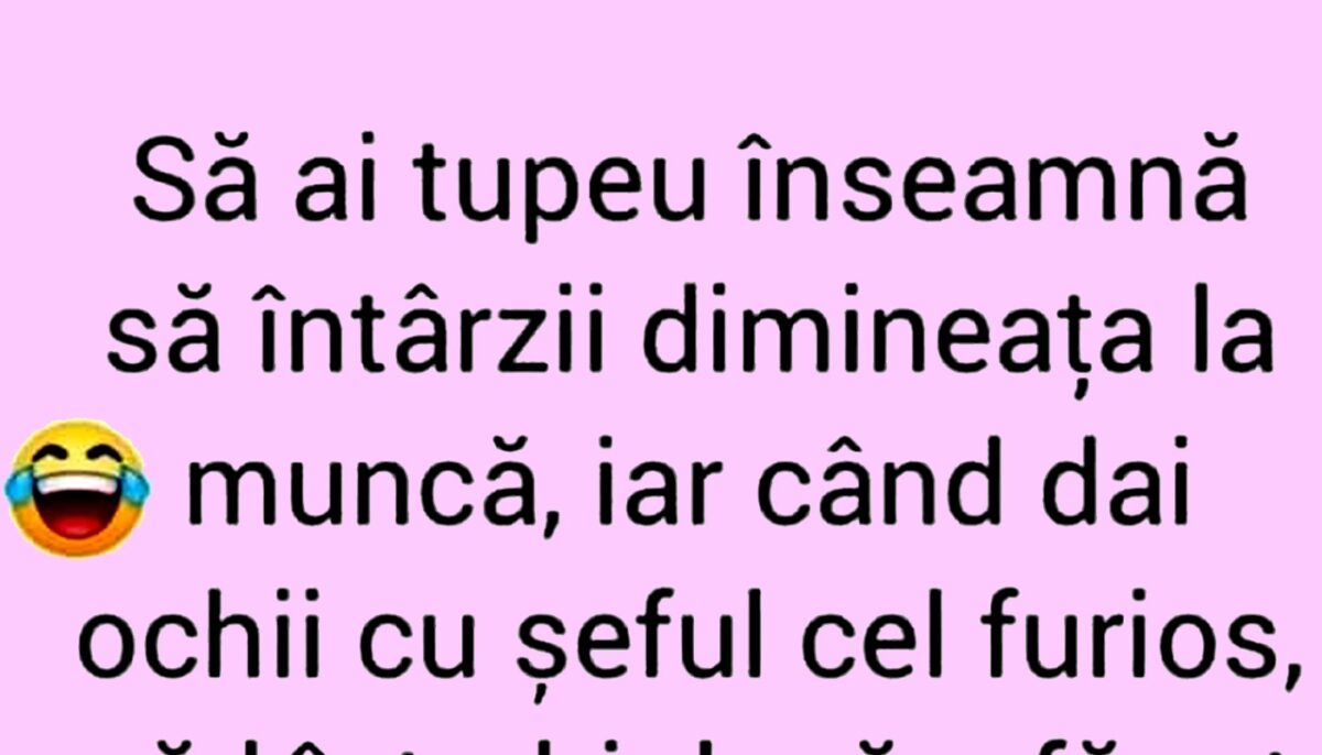 BANCUL ZILEI | Culmea tupeului la muncă