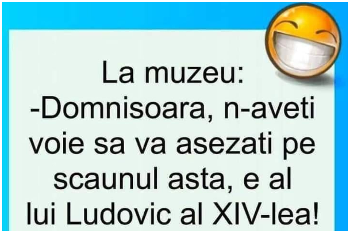 Bancul începutului de săptămână | La muzeu