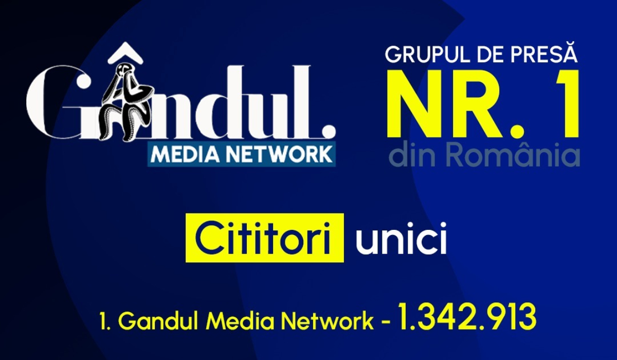 Gândul Media Network, din nou grupul de presă nr. 1 din România