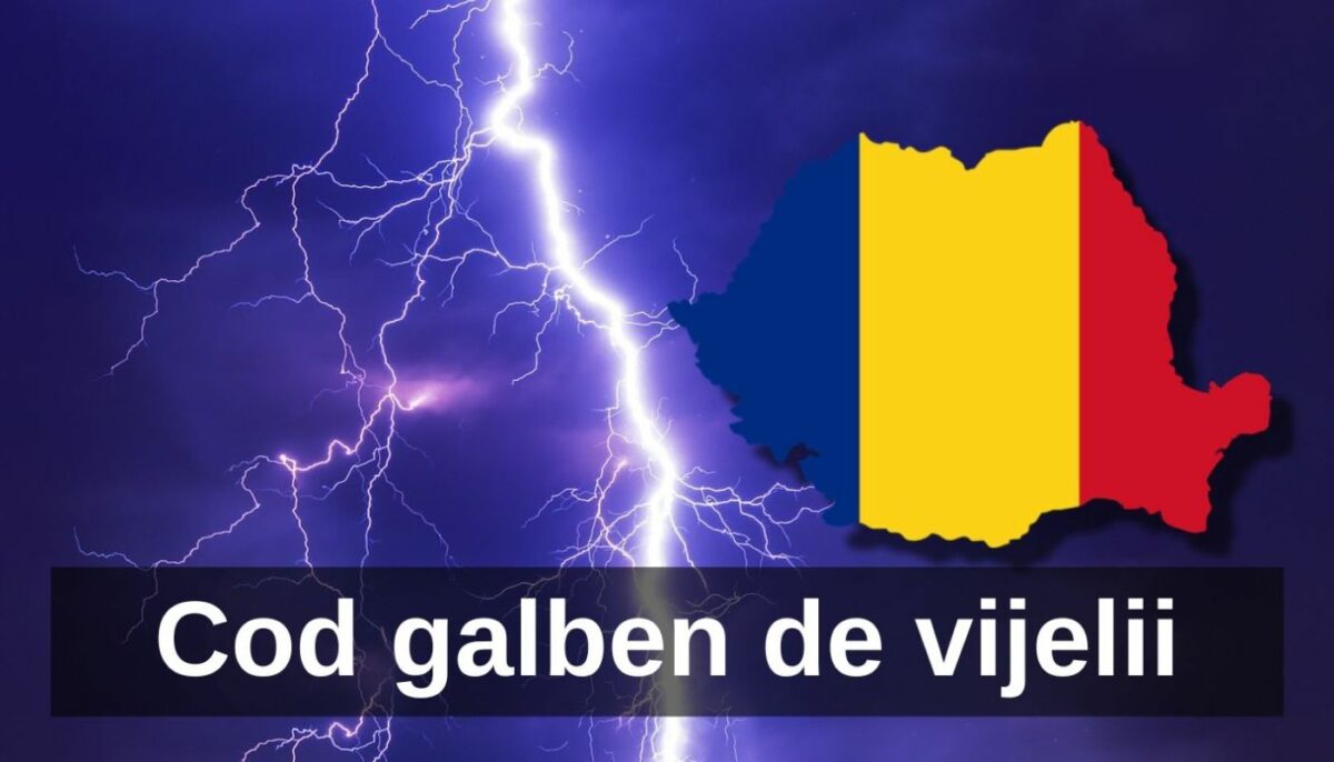 Meteorologii au modificat prognoza pentru acest weekend. Cod galben de ploi torențiale, grindină și vijelii