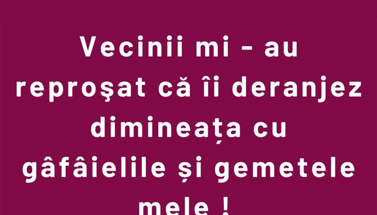 BANC | Vecinii deranjați