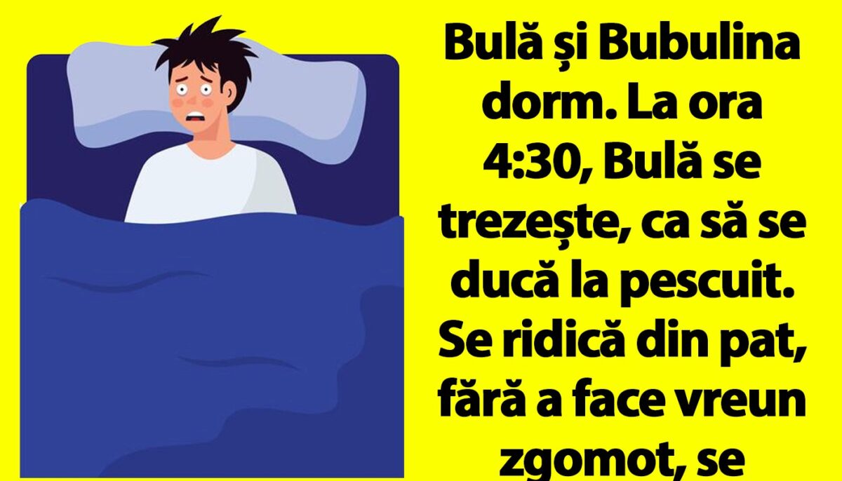 BANC | Bulă și Bubulina dorm. La ora 4:30, Bulă se trezește