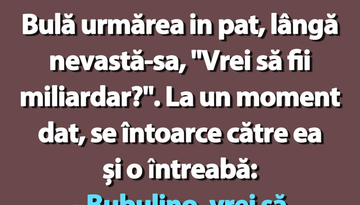 BANC | Bulă, Bubulina și „Vrei să fii miliardar?”