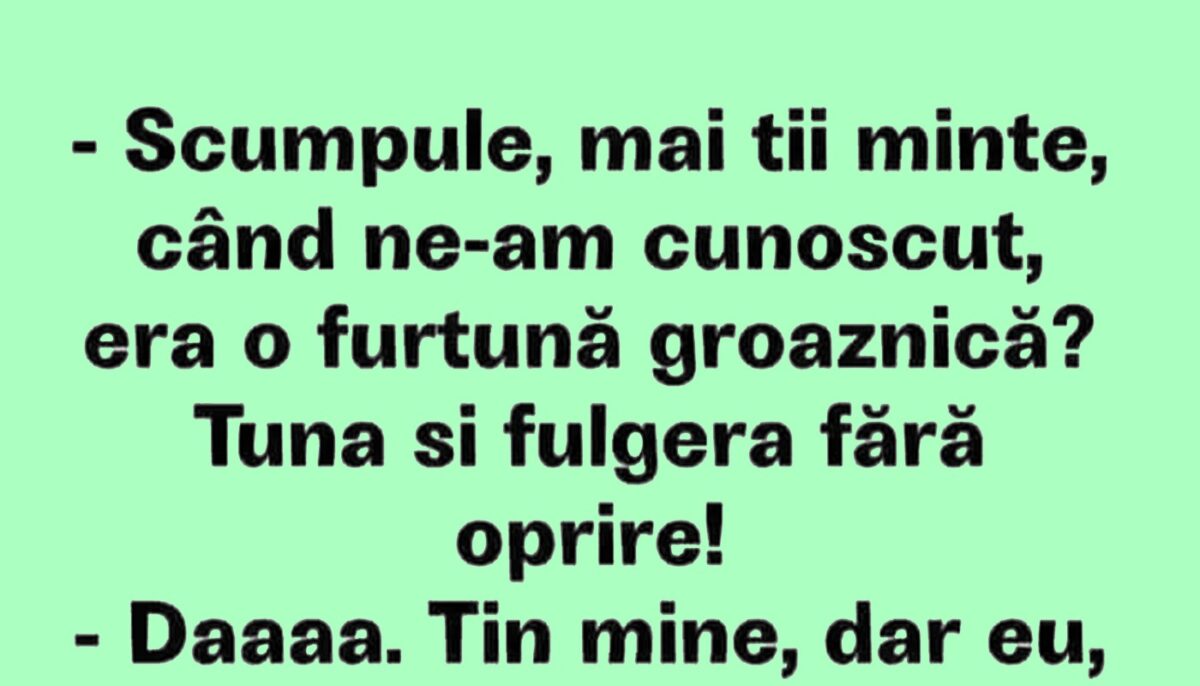 BANC | Furtună cu fulgere și tunete