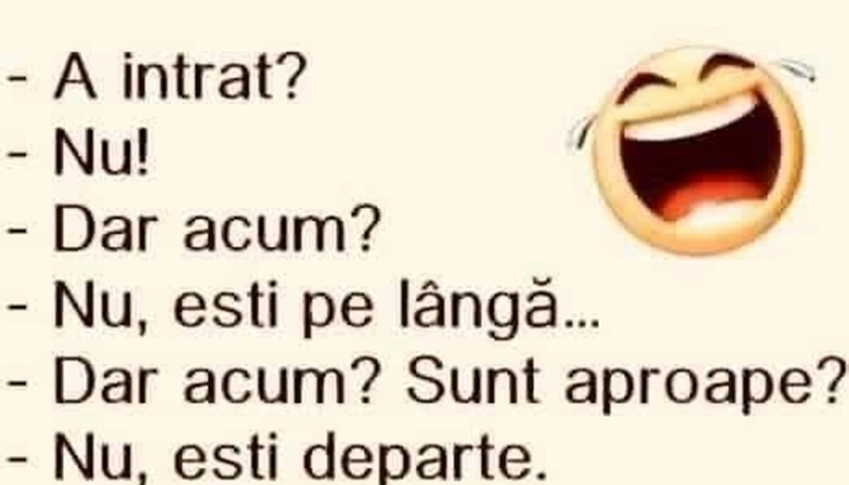 Bancul începutului de lună | „A intrat?!”