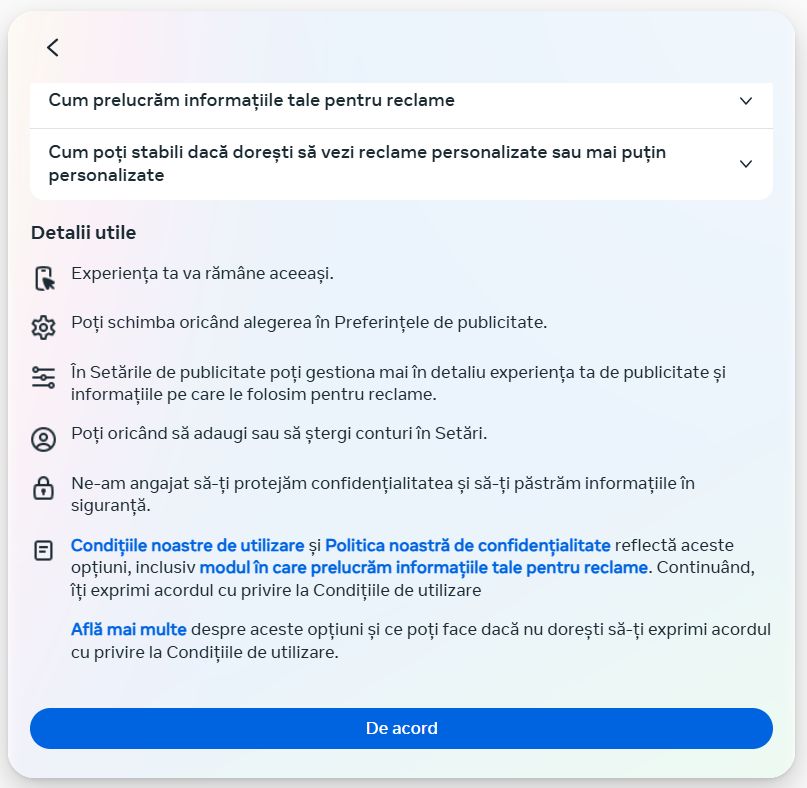 Notificare Meta