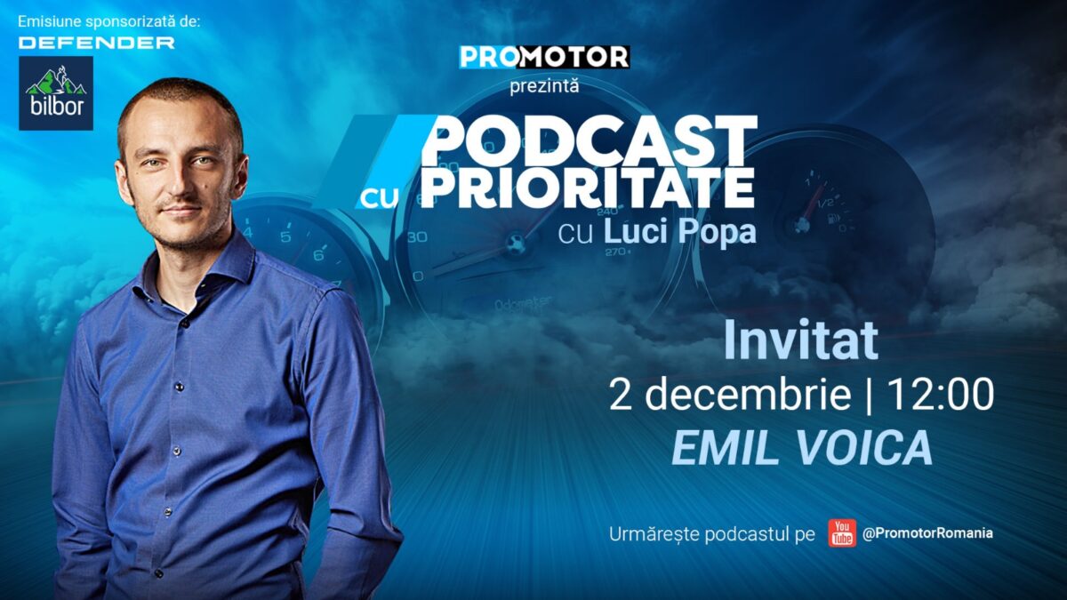 Emil Voica, expert în închirieri auto, invitat la „Podcast cu Prioritate” by ProMotor