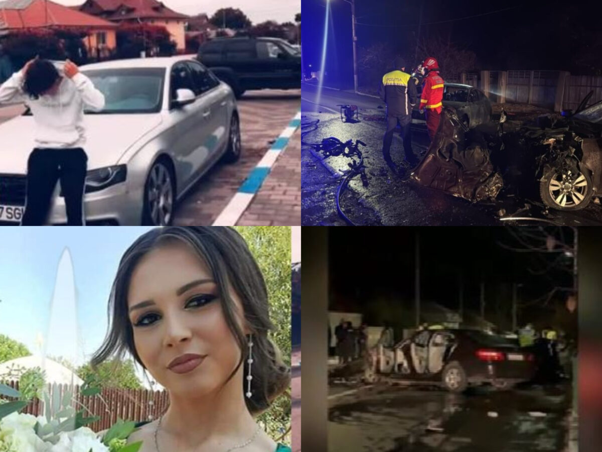 Filmul tragediei în care Alexandra și Gabriel au murit în accidentul rutier cumplit din Vrancea. Cei doi tineri au ars de vii