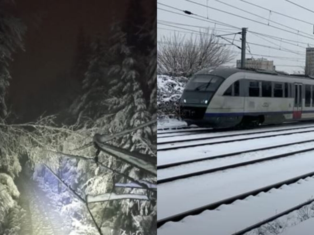 Ninsorile din România au blocat trenurile din Sinaia. Ce se întâmplă cu aeroporturile, informații de ultimă oră