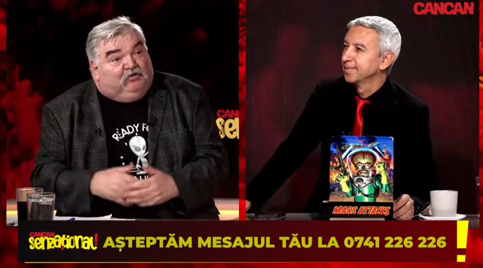 Emil Străinu, declarații înfricoșătoare la Cancan Senzațional: ”Nu există invazie extraterestră! Va veni antihristul, care…”