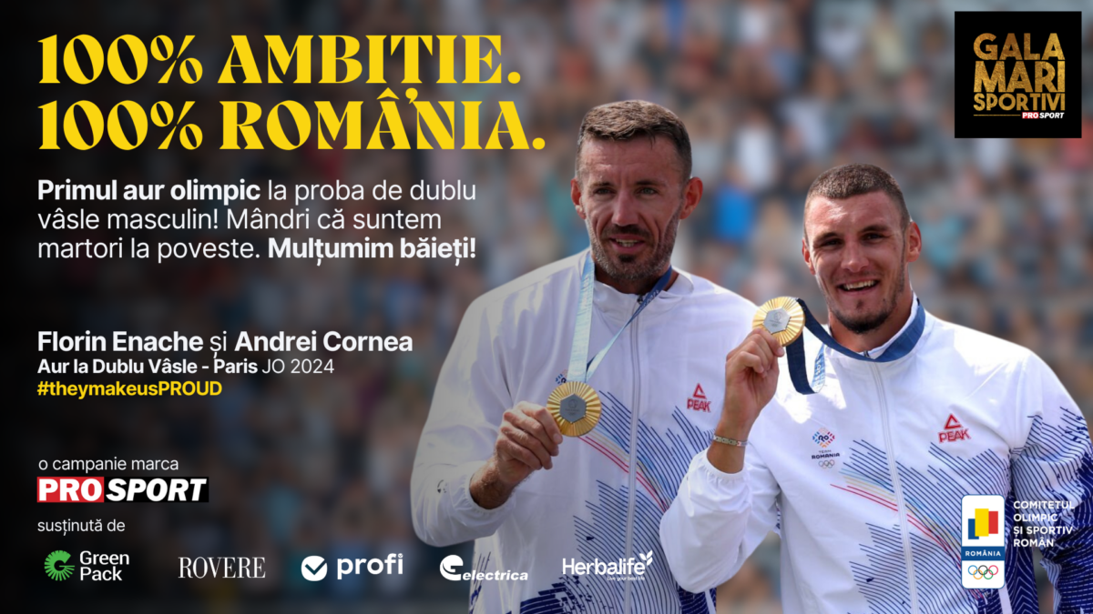 Florin Enache și Andrei Cornea, premiul pentru Excelență în Sport la Gala Mari Sportivi ProSport 2024! Mesaj emoționant al celor doi campioni olimpici: „Dacă vom face asta, anul viitor vom fi mult mai mulți!”