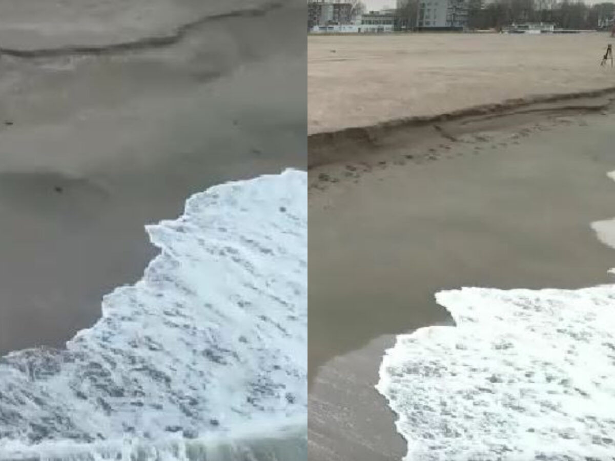 ‘Cliffing’, noul fenomen de la Marea Neagră. Ce pericol a apărut pe plajele din Mamaia