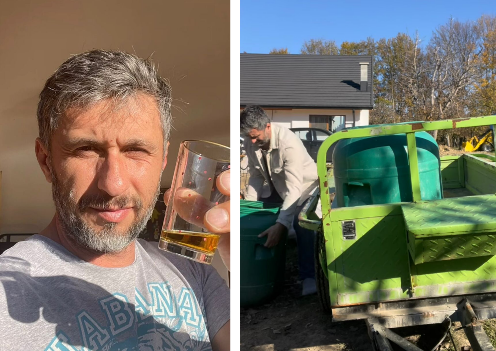 Ce băutură tradițională prepară Dragoș Bucur la țară. Actorul și Dana Nălbaru locuiesc într-un sat din Argeș: ”La oraș se bea Prosecco, coniac și alte fițe”