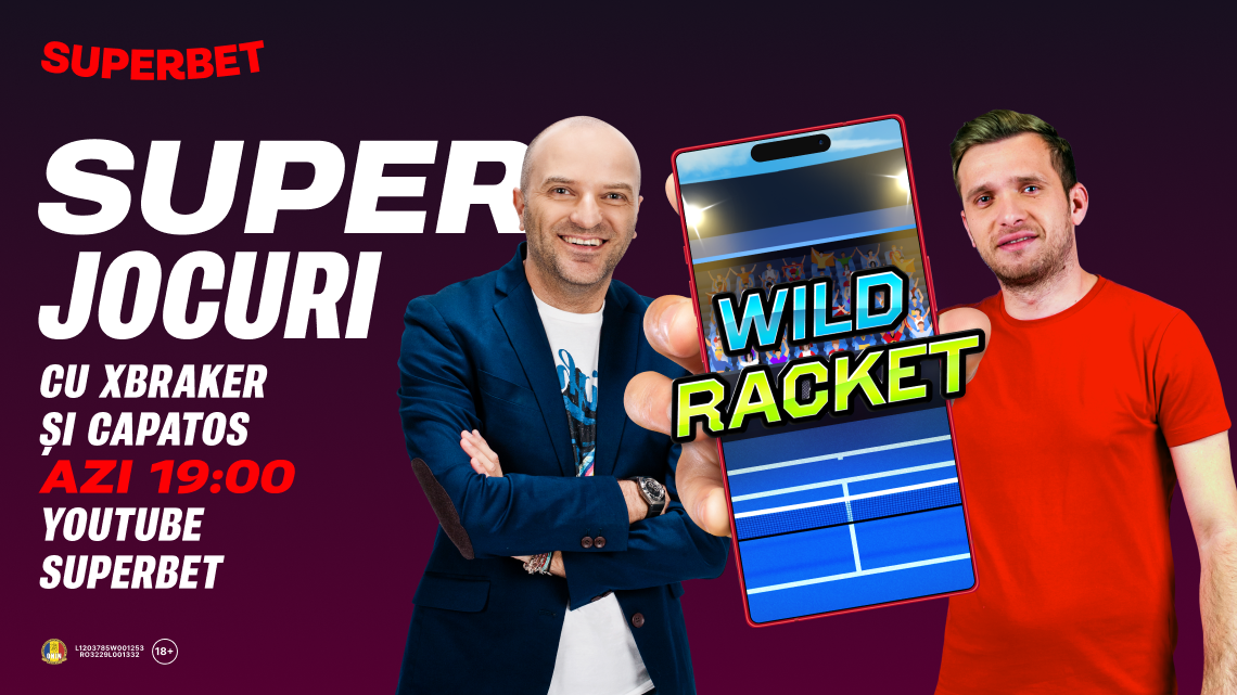 (P) De la 19:00, e timpul pentru SuperJocuri, Live pe YouTube Superbet! Capatos și Xbraker sunt pregătiți pentru show