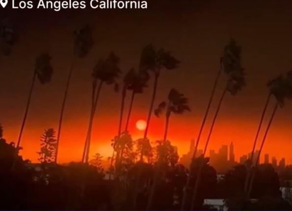 Imagini din Los Angeles. Sursă foto: Digi24/ Ryan Fournier