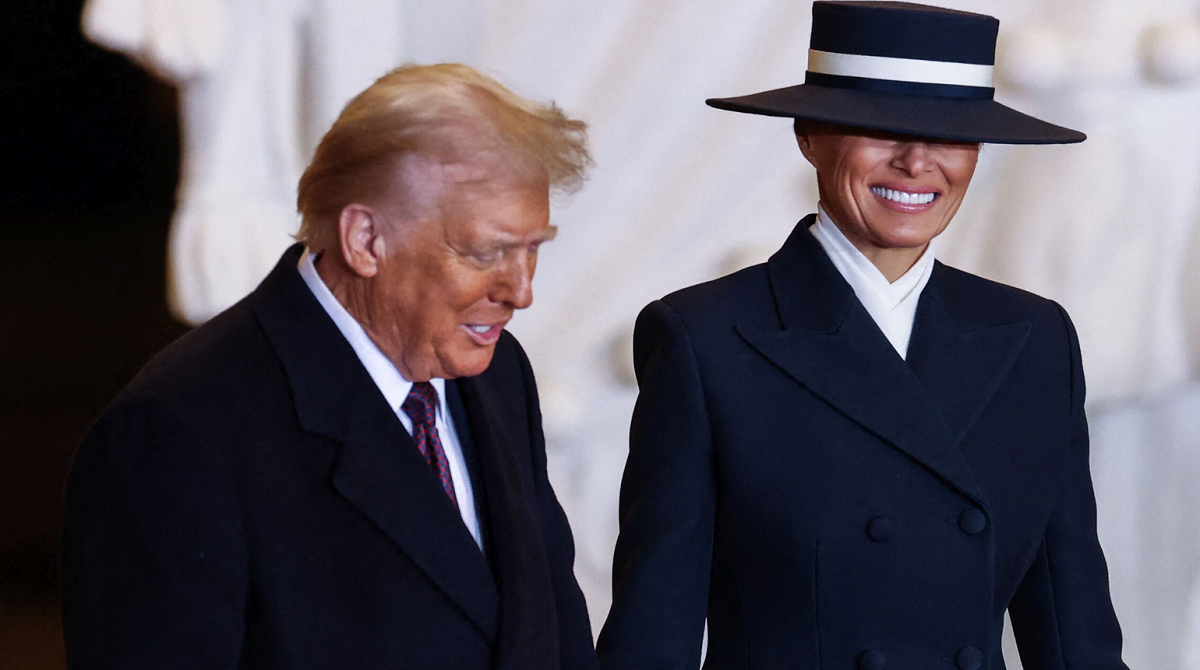 Cât a costat pălăria purtată de Melania Trump? Toată lumea a fost cu ochii pe ea