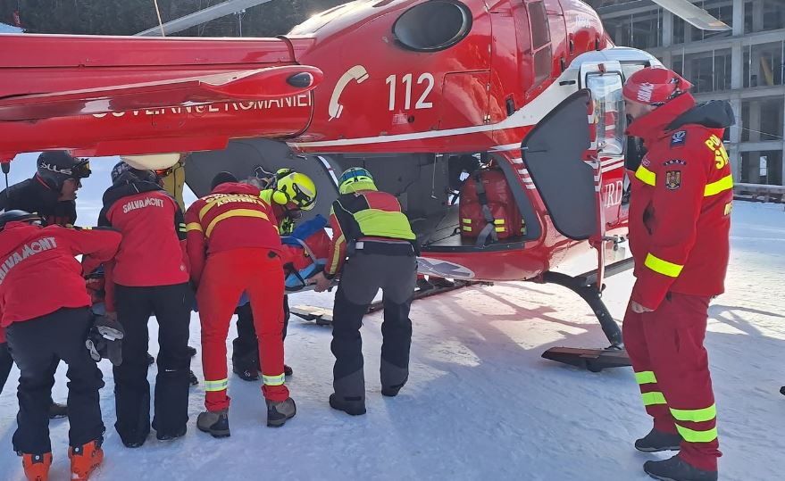 Accident grav pe pârtia Sorica din Azuga! A fost chemat elicopetrul SMURD