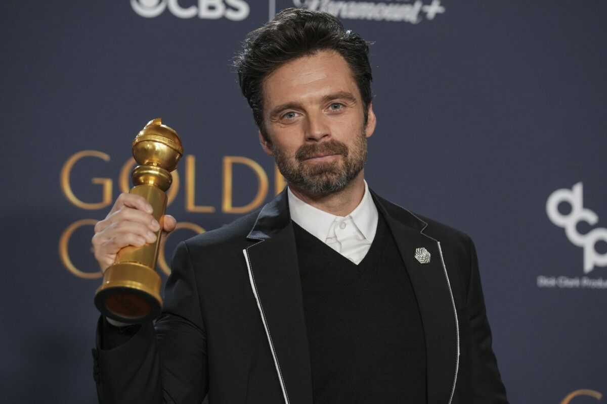 Sebastian Stan a câștigat premiul pentru cel mai bun actor la Globurile de Aur. Ce mesaj emoționant a transmis pentru România