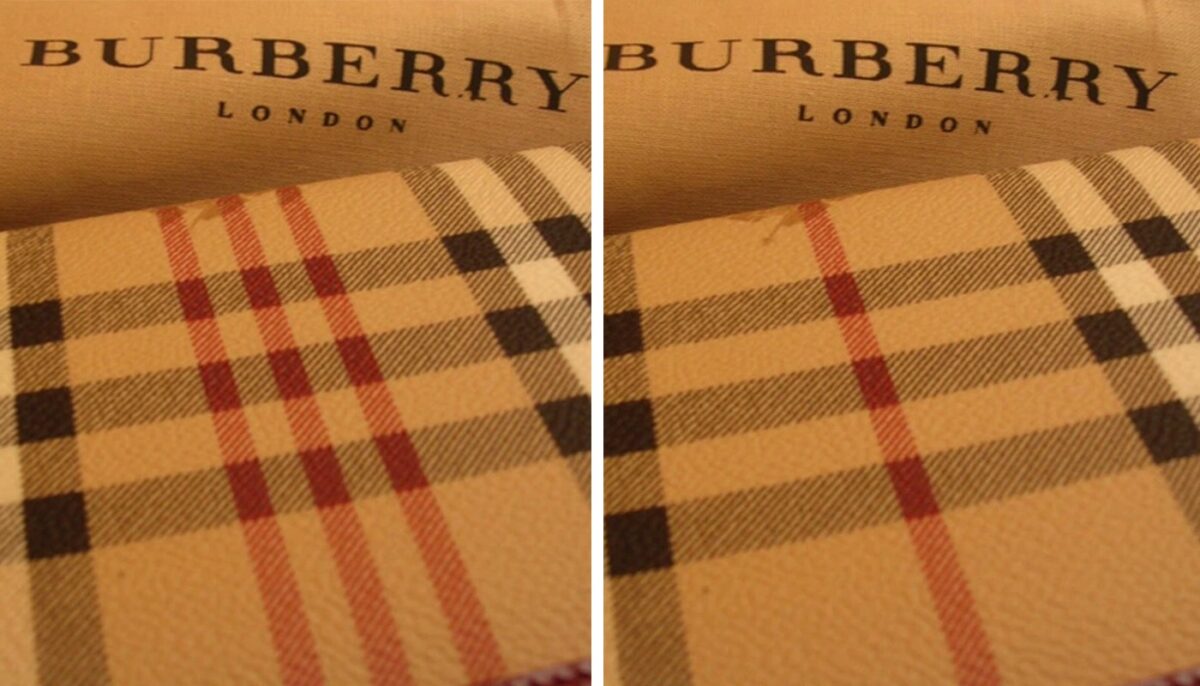 Test de logică | Una dintre aceste două genți Burberry este originală, iar cealaltă fake. Știți care?