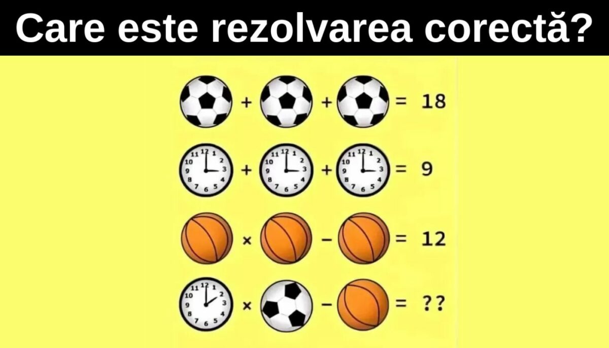 Test IQ | Numai geniile adevărate ale României rezolvă acest exercițiul în doar 9 secunde!