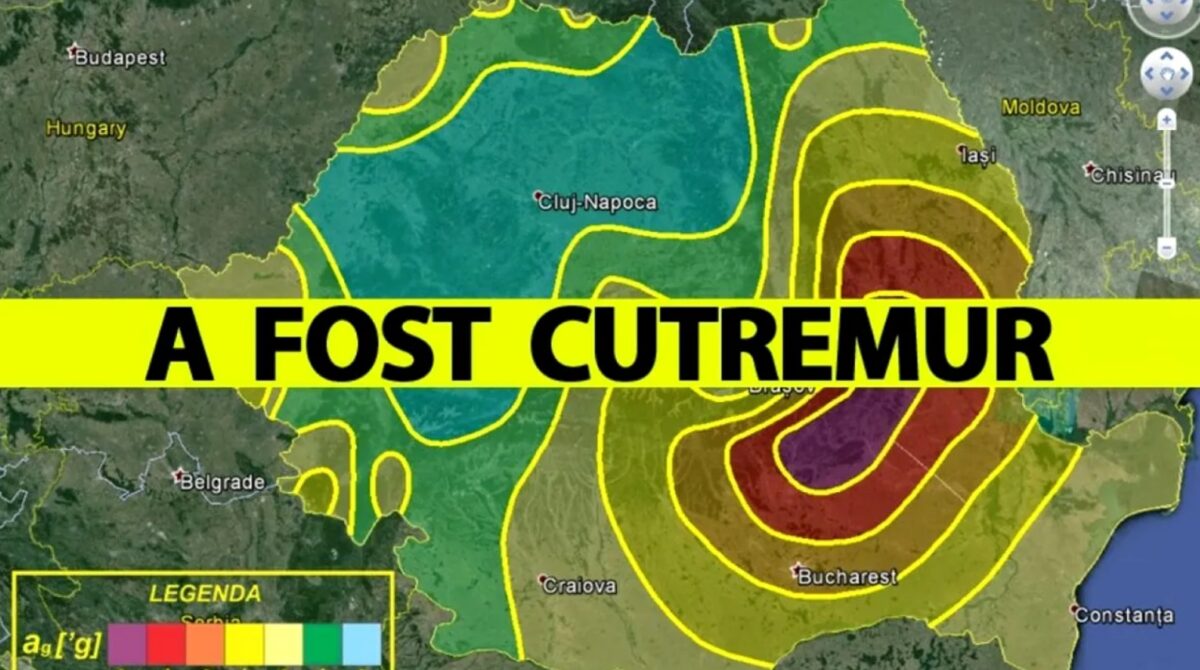 Cutremur în România, luni după-amiază! Ce magnitudine a avut seismul